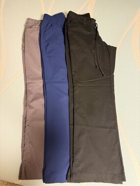 Women’s Scrub Pants Drawstring Pants - Black, Blue, Taupe